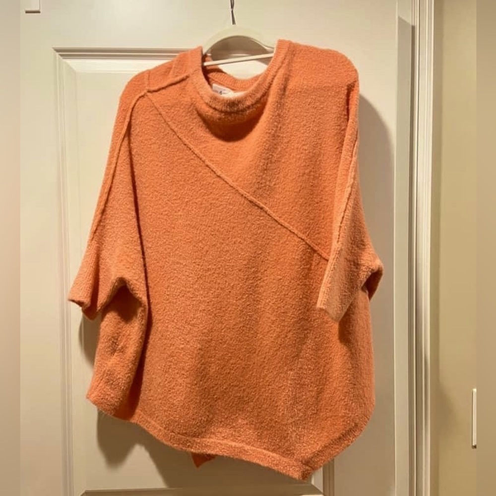 Lou & Grey orange oversized sweater